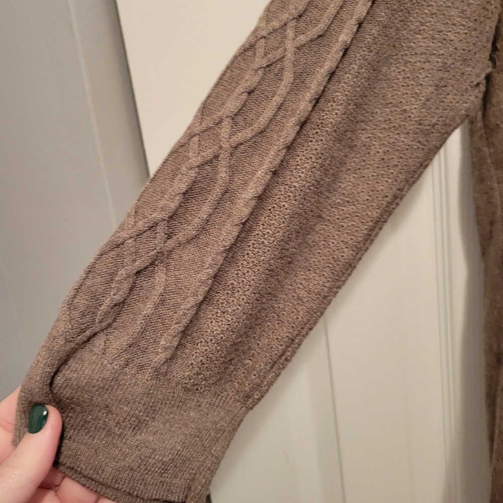 Sonoma Women's Taupe Sweater - Picture 2 of 6